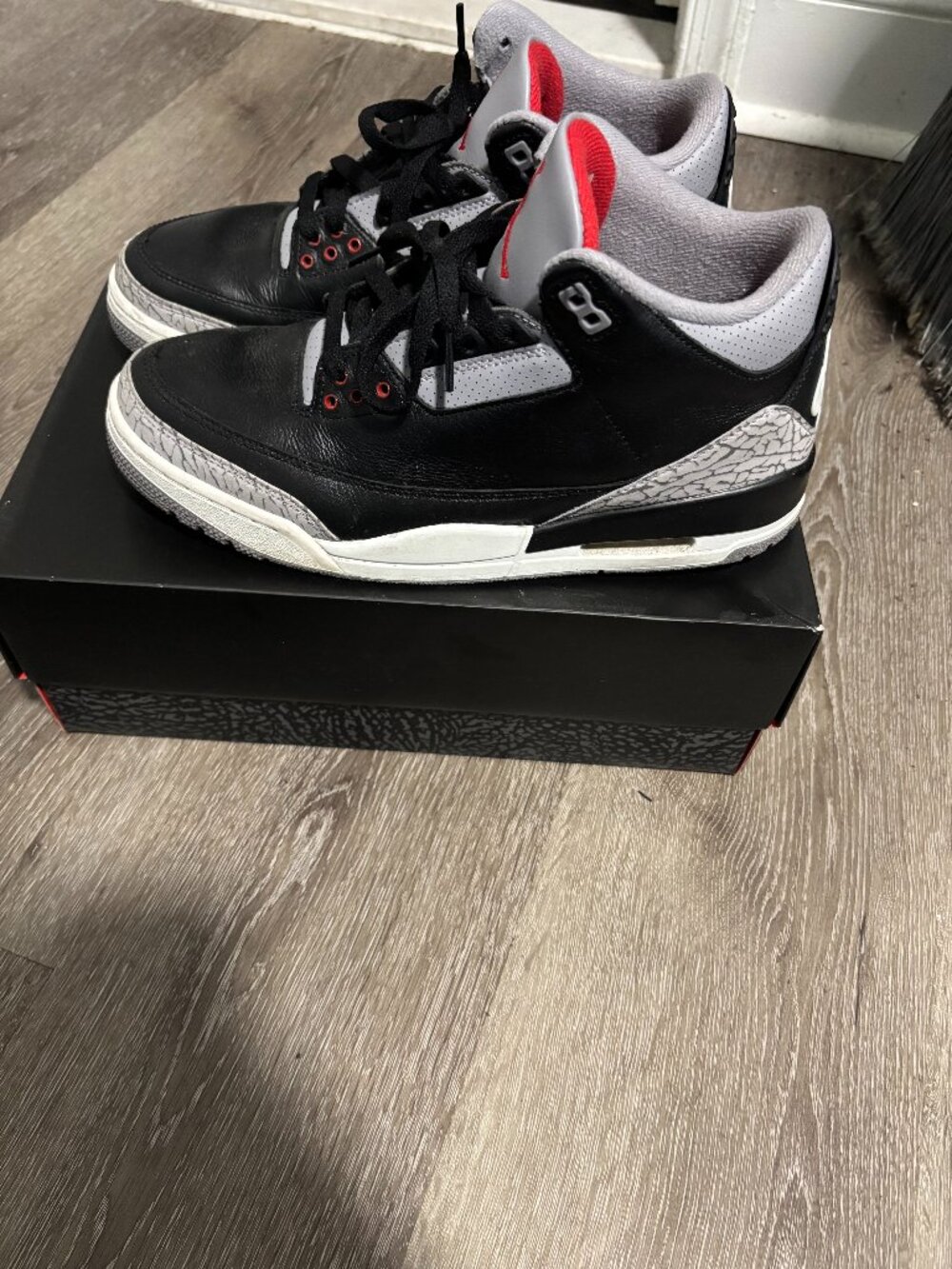 Nike Black Cement 3's